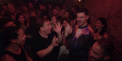 andy richter dancing GIF by Team Coco