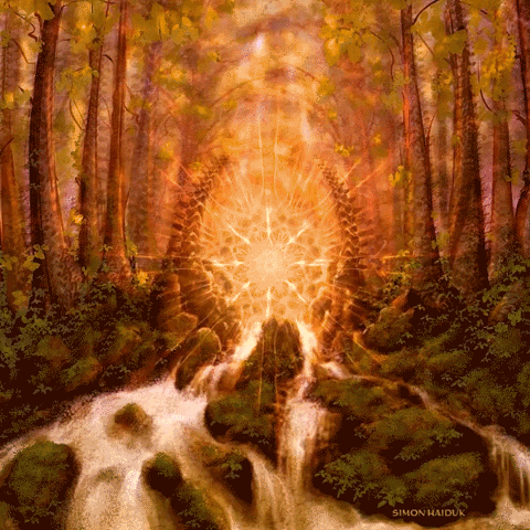 simonhaiduk art trippy psychedelic nature GIF