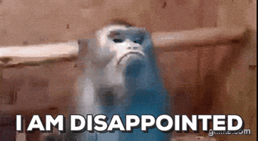 Disappointed Monkey GIF by Justin