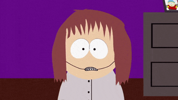 nervous shelly marsh GIF by South Park 