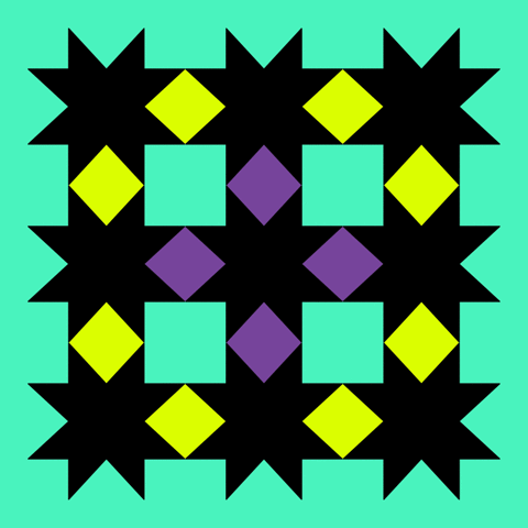 dariokispio green purple colors lights GIF