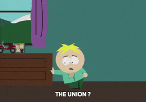 butters stotch union GIF by South Park 