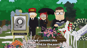 sad funeral GIF by South Park 