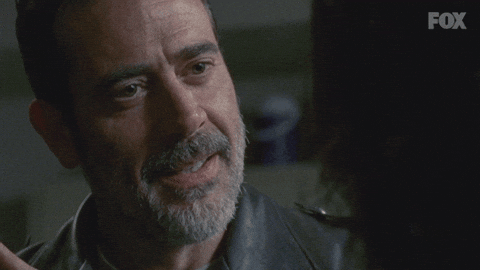Image result for negan gif smile