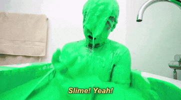 slime bath GIF by Guava Juice
