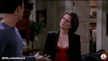 megan mullally pout GIF by Will & Grace