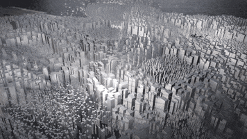city buildings GIF by xponentialdesign
