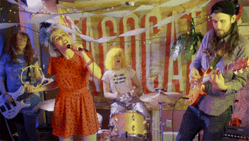 rock n roll tambourine GIF by Tacocat