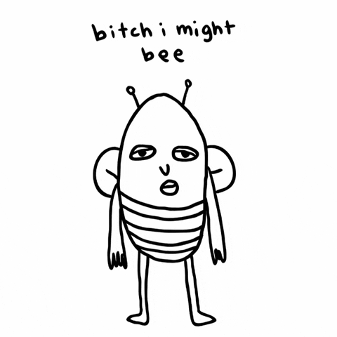 Cute Bee No Meme GIF