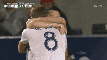 steven gerrard hugs GIF by LA Galaxy
