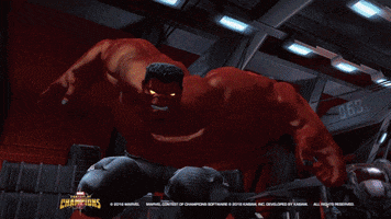angry red hulk GIF by Marvel Contest of Champions