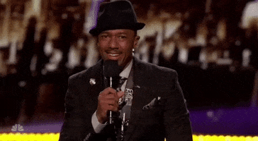 Nick Cannon Shrug GIF by America's Got Talent