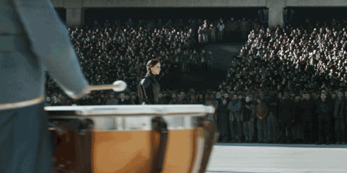 the hunger games walking GIF by The Hunger Games Mockingjay Part 2