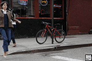 new york city running GIF by Man Repeller