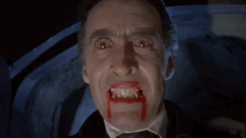 Image result for horror of dracula gif