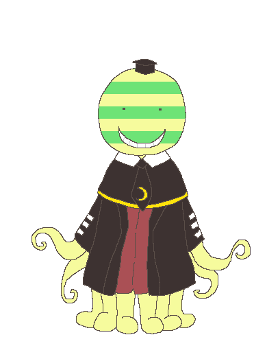 afro koro-sensei GIF