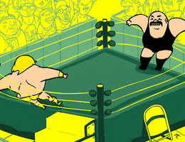 animation fight GIF by Zach Cohen