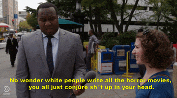 the daily show horror movies GIF by The Daily Show with Trevor Noah