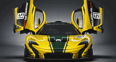 car-revs-daily yellow 2016 mclaren gtr GIF
