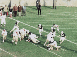 the game football GIF by Harvard University