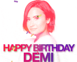 demi lovato birthday GIF by Music Choice