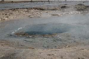 stu strokkur geysir in iceland GIF