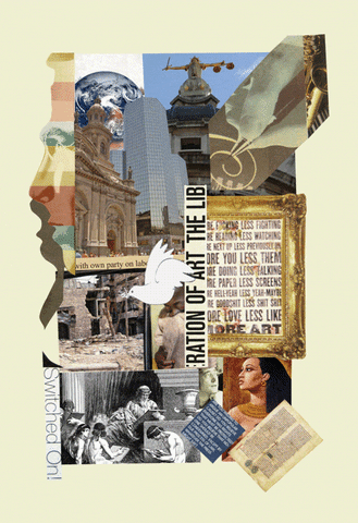 artist collage GIF by rasalo