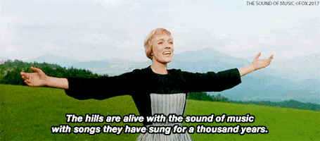 julie andrews the hills are alive with the sound of music GIF by 20th Century Fox Home Entertainment