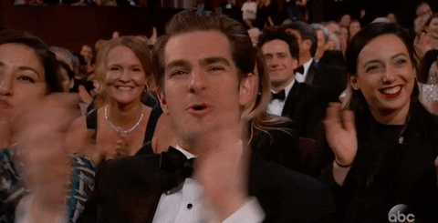 excited andrew garfield GIF by The Academy Awards