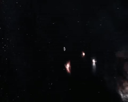 Martk009 loop space spaceship black hole GIF