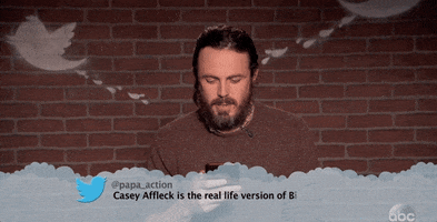 casey affleck mean tweets GIF by The Academy Awards