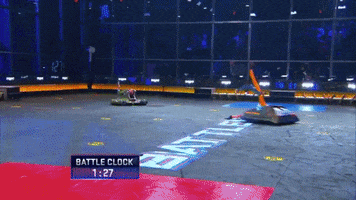 pabloc fire awesome robot metal GIF