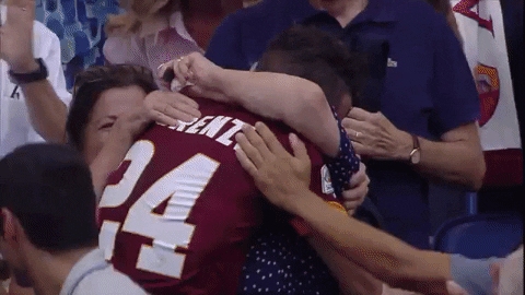 Celebration Hug GIF by AS Roma - Find & Share on GIPHY