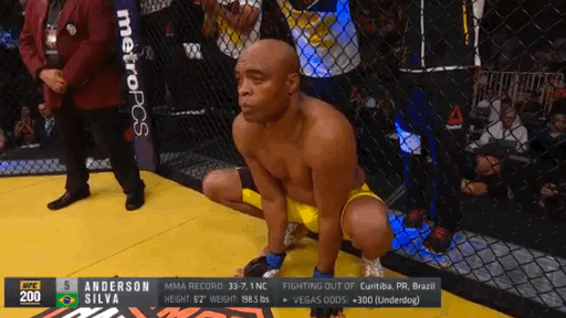 Image result for anderson silva gif