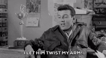 Twist My Arm Gifs Get The Best Gif On Giphy I searched the same on google, and came up with this explanation: twist my arm gifs get the best gif on