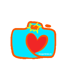 Heart Love Sticker by Knusperfarben