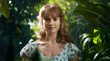 lily james love GIF by BBC First Australia