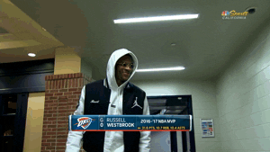 russell westbrook arrival GIF by NBA