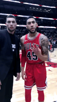 Denzel Valentine Sticker by Chicago Bulls for iOS & Android