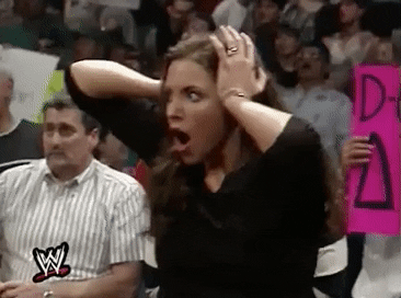 shocked stephanie mcmahon GIF by WWE