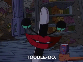 Aaahh Real Monsters Goodbye GIF by NickRewind