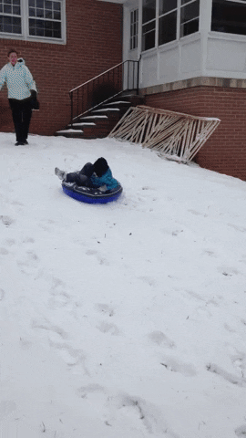 Kids In Snow GIFs - Get the best GIF on GIPHY