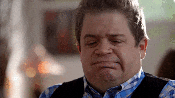 TV gif. Appearing on Portlandia, Patton Oswalt raises his eyebrows and shrugs as if to say, “well…maybe.”
