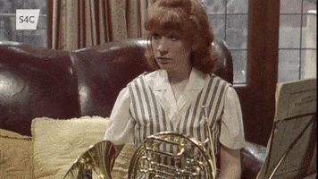 french horn teledu GIF by S4C