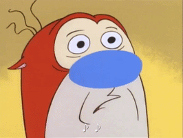 Ren And Stimpy Reaction GIF by NickRewind