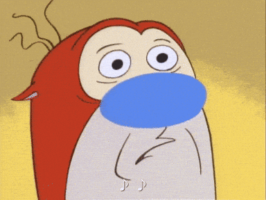 Ren And Stimpy Reaction GIF by NickRewind