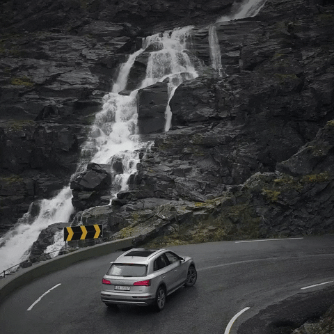 waterfall norway GIF by Audi