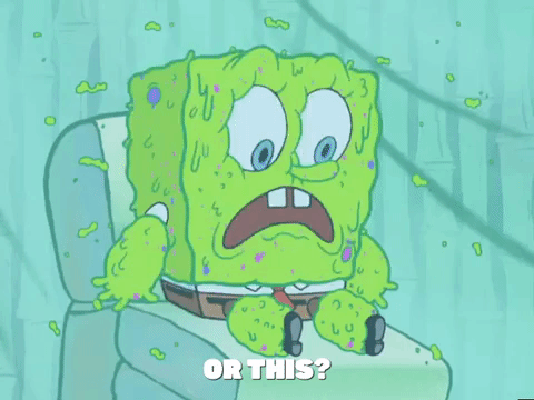 sick spongebob bubbles