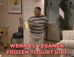 Helllaut #vegan #frozenyogurt #carlton #carltonbanks #veganmemes GIF