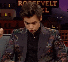 Awkward Harry Styles GIF by The Late Late Show with James Corden